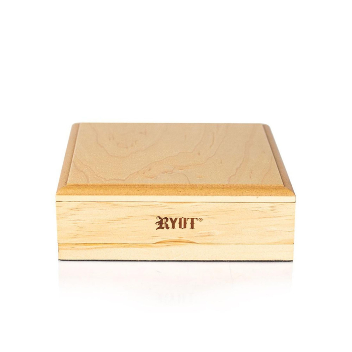 Natural Wood Solid Top Storage Box (Large)